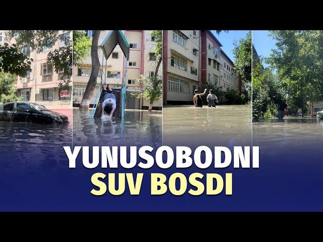 Yunusobodda suv toshdi