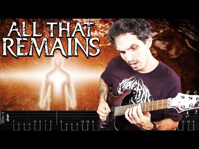 ALL THAT REMAINS "Two Weeks" GUITAR COVER + Tabs