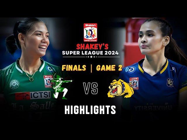 DLSU VS. NU | FINALS GAME 2| Shakeys Super League  2024 | Full Game Highlights