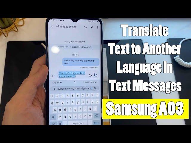 Samsung Galaxy A13: How to Translate Text to Another Language In Text Messages