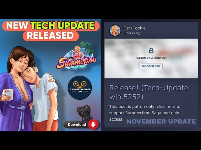 FINALLY! Summertime Saga Tech Update Part 4 Released  v22.0.0 Download? / Tech-Update Wip.5252