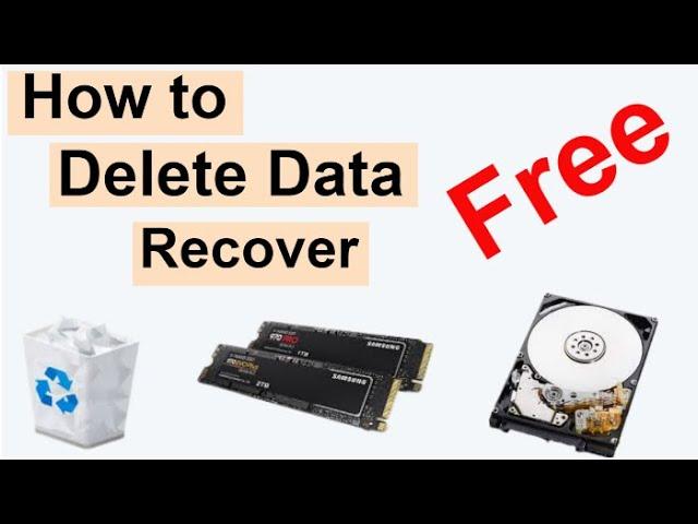 How to recover deleted or format data using data recovery free software