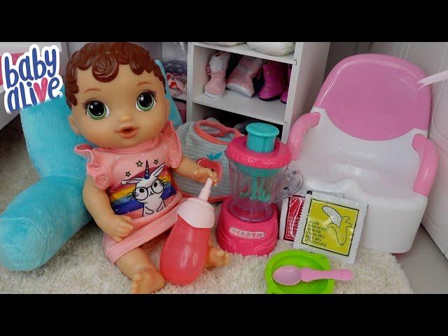 Feeding and changing baby alive abby baby alive videos