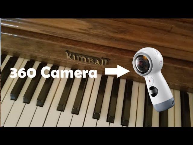 360 Camera inside piano - VR