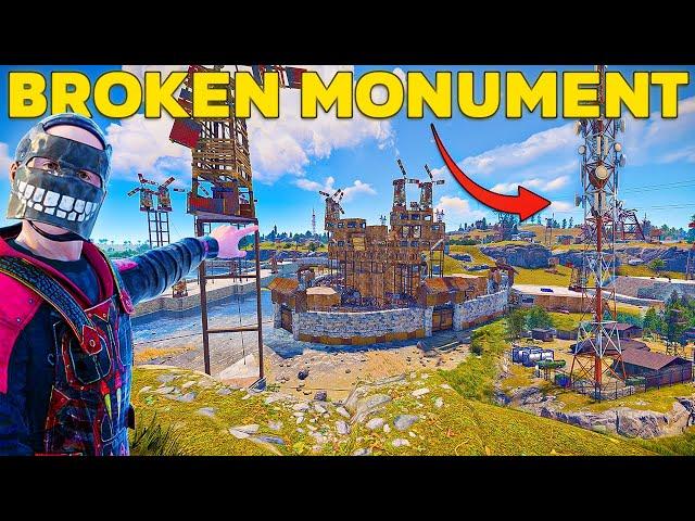 Walling Off The MOST OVERPOWERED MONUMENT - Vanilla Rust