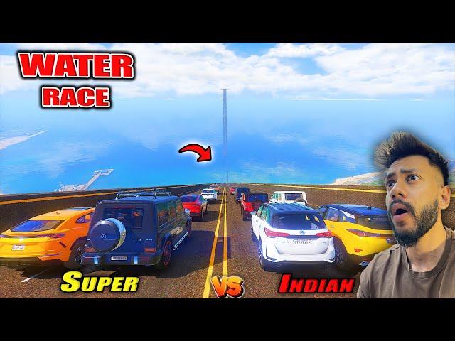 GTA 5 INDIAN SUV VS SUPER SUV CARS DEEP WATER DRAG RACE CHALLANGE GTA 5