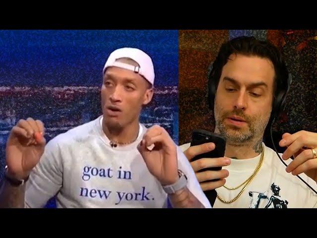 Chris D'Elia Reacts to Dumb Athlete Who Thinks He's Smart