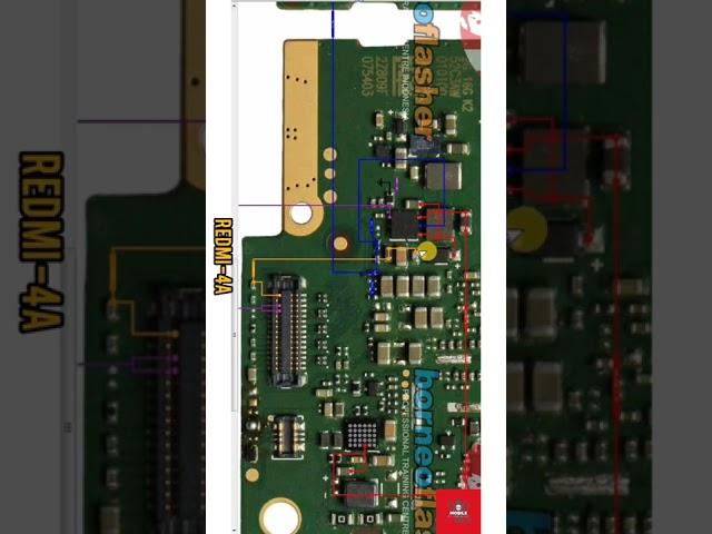 Redmi 4a display light problem and solution||redmi 4a lcd light ways||#short #diagram#xiaomi#memon|