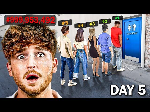 Waiting 5 DAYS In Bathroom Line Simulator.. (Roblox)