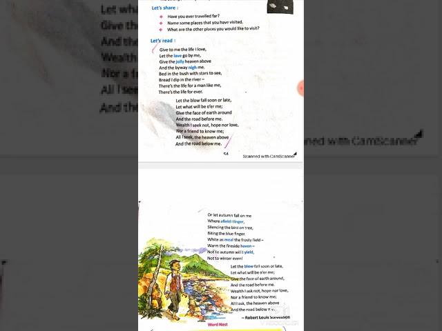 English - THE VAGABOND | Class 7 | BMHS | Saptarshi Kar