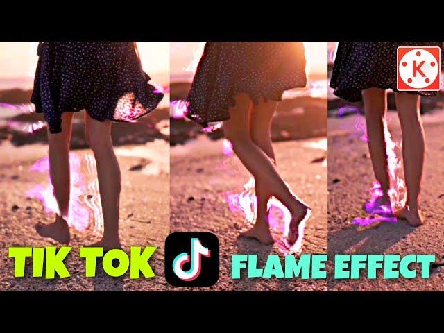 Tik Tok TRENDING FLAME EFFECT in VIAMAKER (CapCut) & KINEMASTER  | Tutorial