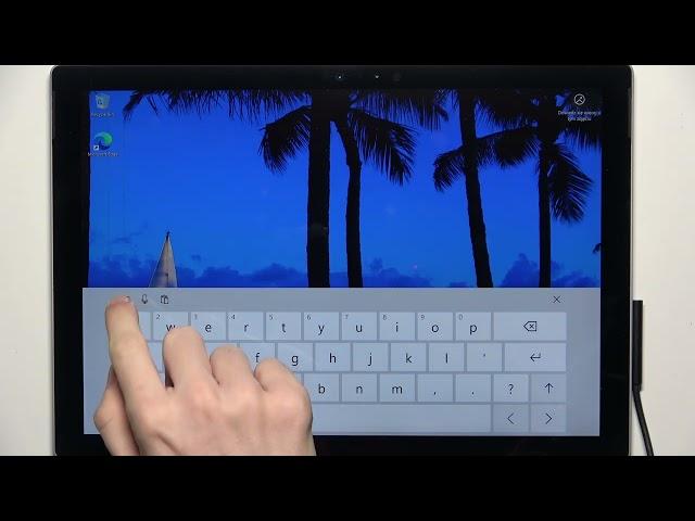 How to Activate On-screen Keyboard on MICROSOFT Surface Pro 5