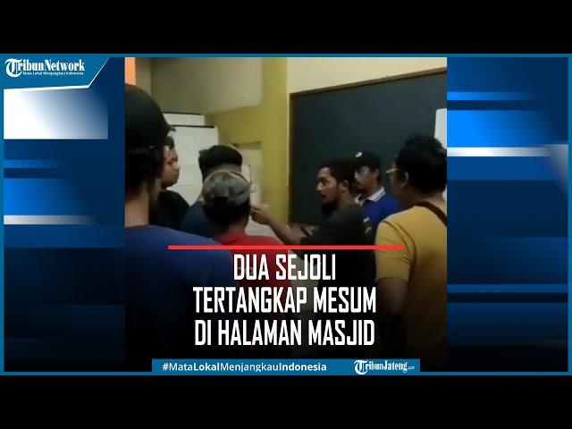 Viral Dua Sejoli Dipergoki Satpam Mesum di Halaman Masjid