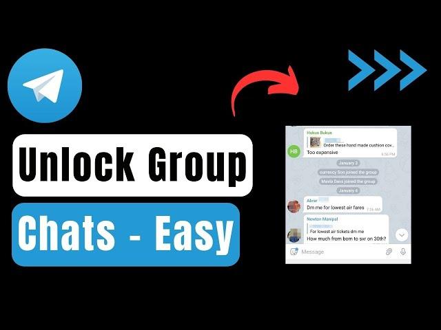 How to Unlock Telegram Group Chat