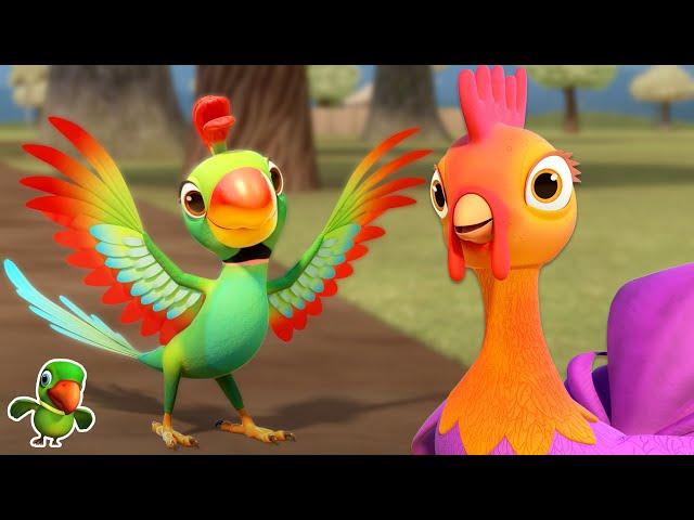 Kukdoo Koo Poem, कुकडू कू, Main Tota Main Tota + Nimboo Kids Nursery Rhymes and Cartoon in Hindi