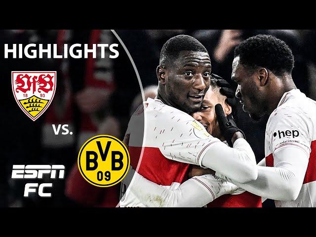 Borussia Dortmund vs. VfB Stuttgart | German Cup Highlights | ESPN FC