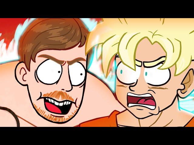 MrBeast VS DRAGON BALL Z (Parody Animation)