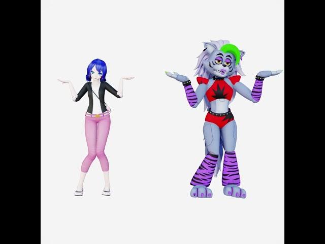 MMD FNAF SECURITY BREACH X Miraculous love it Dance Challenge TikTok