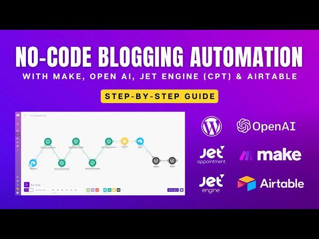 The Ultimate Guide to Blog Automation: Make, OpenAI, Wordpress, Crocoblock & Airtable 