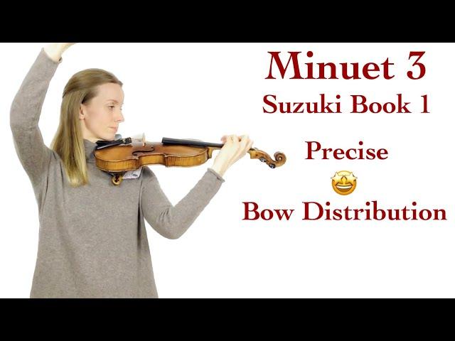 Minuet 3 - Suzuki Book 1- in performance tempo!