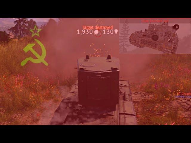 The legendary fridge that deletes tanks | KV-2 War Thunder