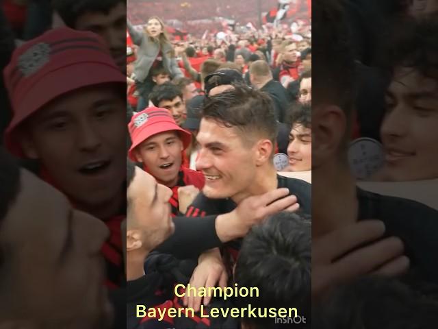 Bayern Leverkusen Championship Moment Celebrations | جشن قهرمانی بایرن بایر لیورکوزن در بوندسلیگا