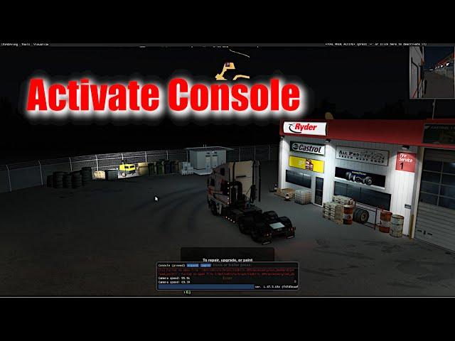 How to Activate Console - American Truck Sim and Euro Truck Simulator 2