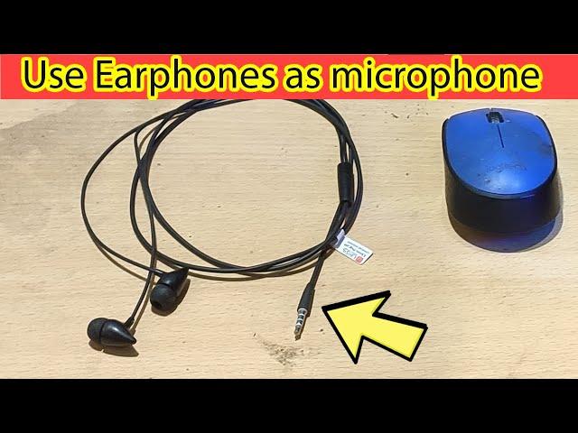 How to use earphones as mic on pc windows 10