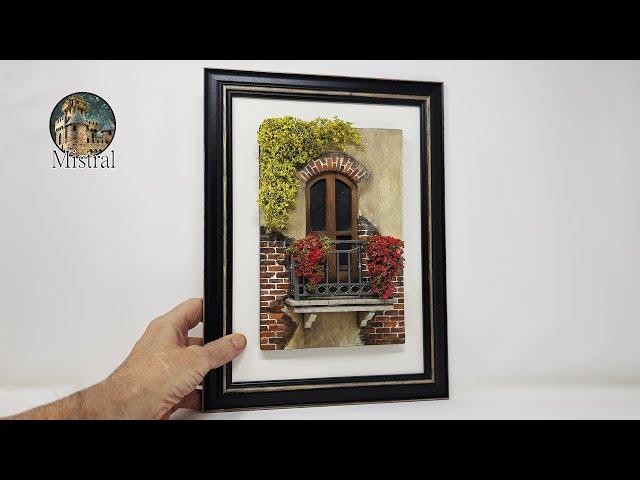 Creation of a High-Relief Diorama in a Frame - TUTORIAL - DIY