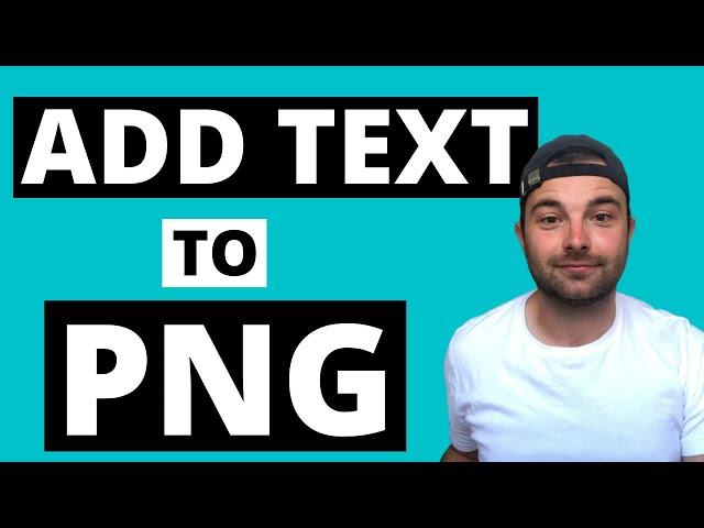 How to ADD Text to PNG Online