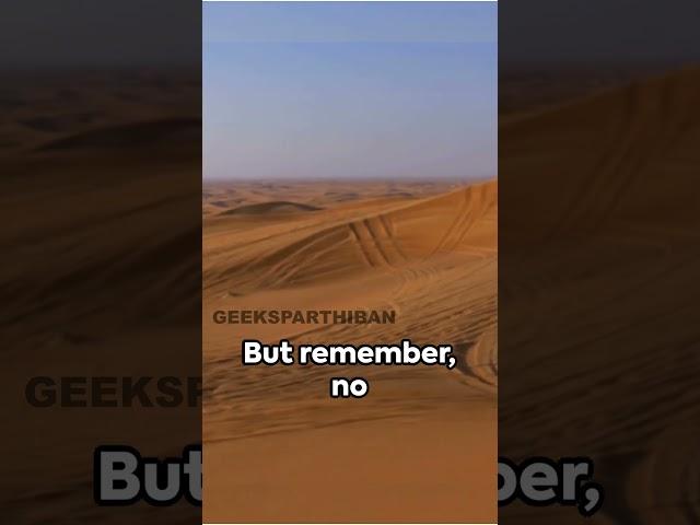 Desert Dilemma - No Camels | Geeks Parthiban
