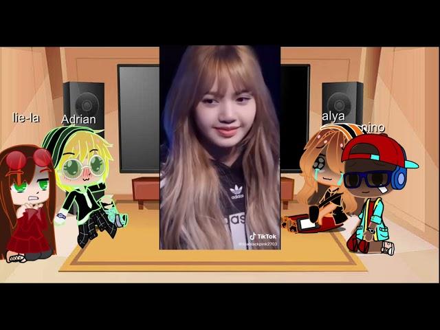 MLB||reacts to marinette as Lalisa||