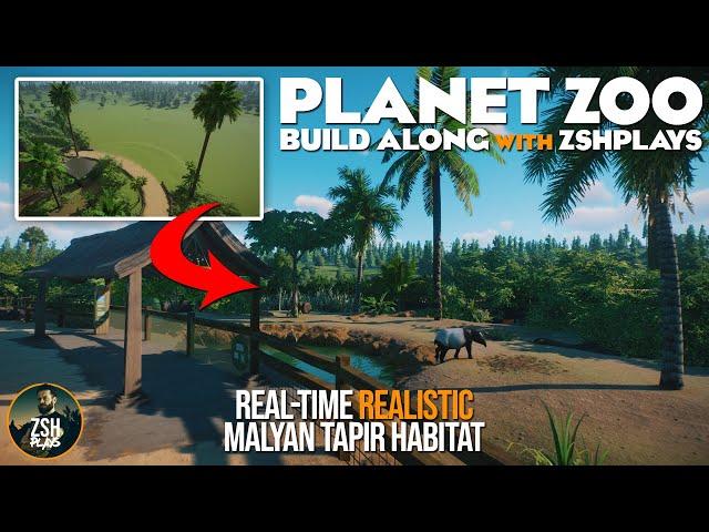 Building a Realistic Habitat in Real-Time with ZSHplays | Planet Zoo