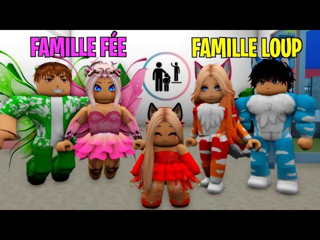 FAMILLE FÉE Vs FAMILLE LOUP sur BROOKHAVEN RP ROBLOX…