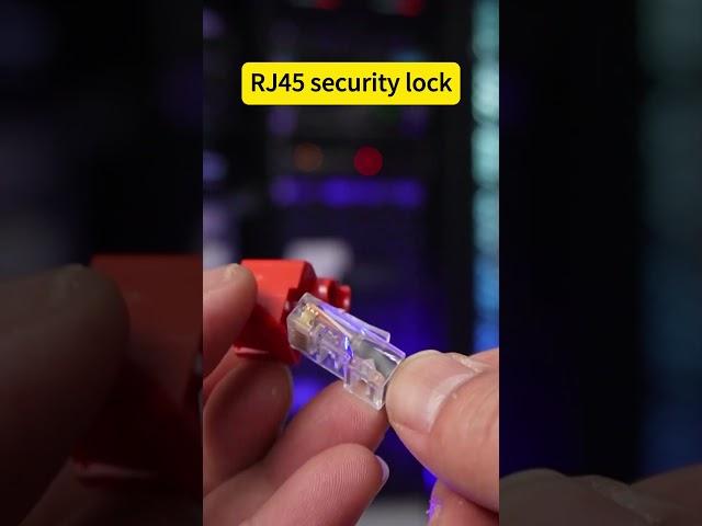 RJ45 Security Lock ~ Important tools for RJ45 Internet Cable #equiinet #tech