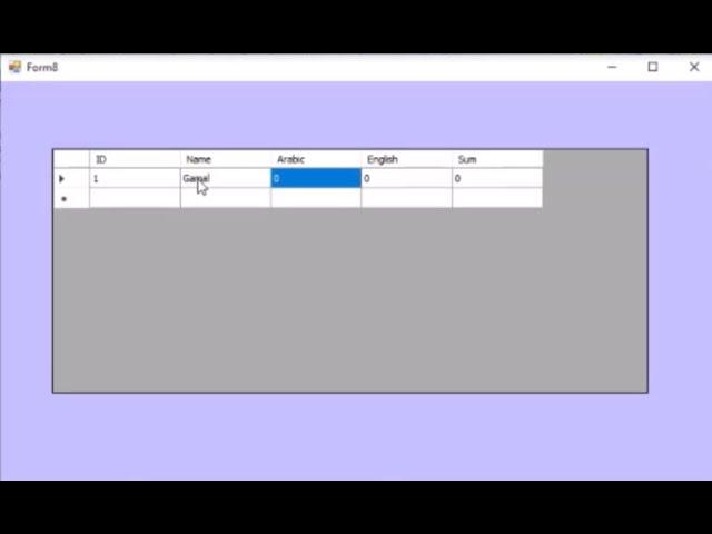 Visual Basic.net: how to Specify Default Values for New Rows in the Windows Forms DataGridView