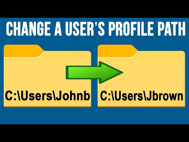 How to Rename a User Profile Folder Name in Windows **READ THE DESCRIPTION FIRST BEFORE DOING THIS**