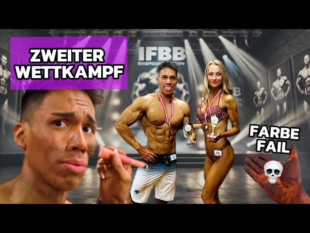 Wettkampf-Chaos: Farbe verk*ckt, Kein Schlaf, Stress, Zu spät... IFBB Austria Newcomer