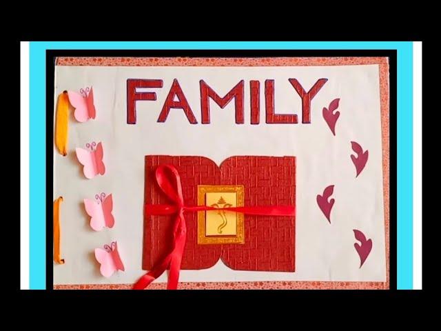 #SHREEJICRAFT!!                          DIY Family photo album l home made l scrapbook ideas...