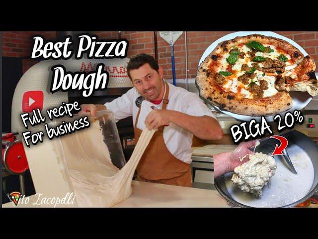 How To Make Best PIZZA DOUGH for Your Business (Full Recipe-BIGA)