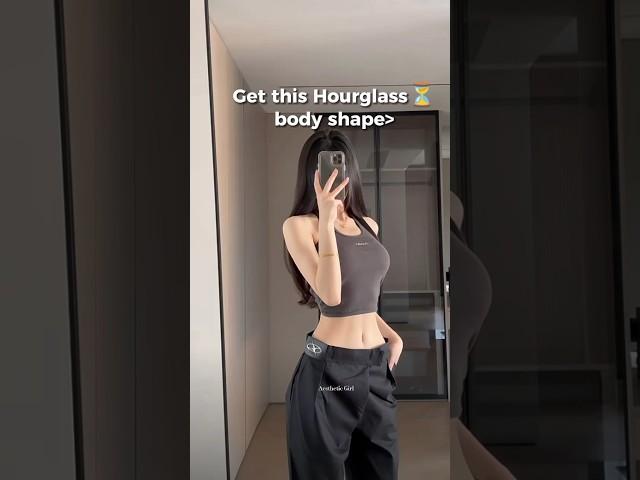 Get this Hourglass ⏳ body shape 2024 #hourglassbody #hourglassfigure #exercise #workout #ytshorts