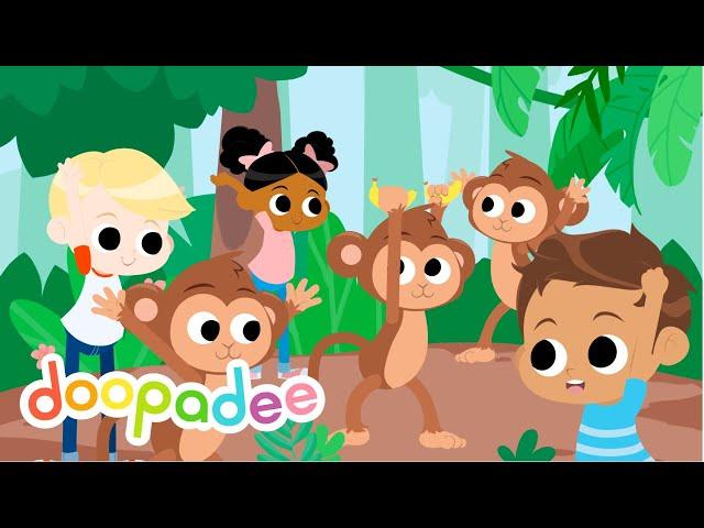 Monkey See, Monkey Do Song | Kids Music | Doopadee