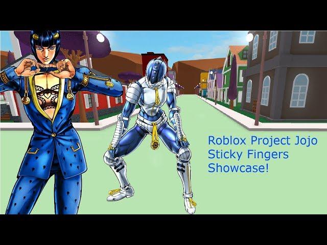 Roblox Project Jojo Sticky Fingers Showcase!