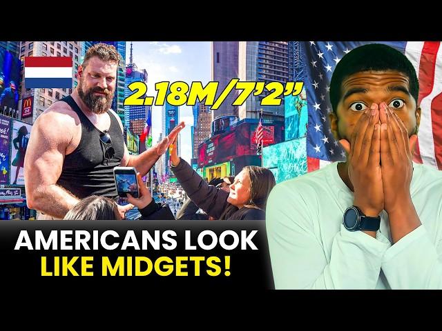 The Dutch Giant In New York | American Reacts