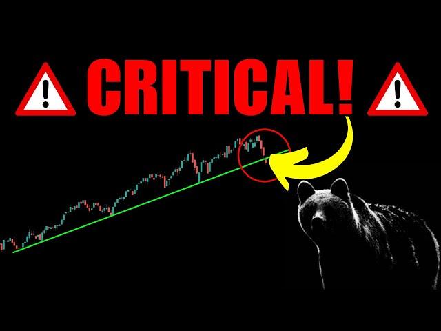 ️ CRITICAL TEST in the STOCK MARKET! ️ Bear Market Explained