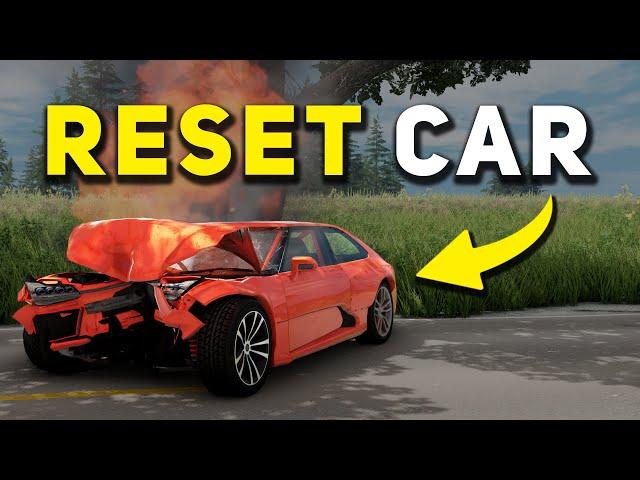 How to RESPAWN Car!! - BeamNG Drive Guide