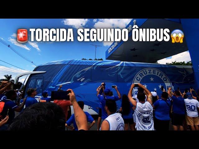 Surreal Aerozeiro cruzeiro saindo da toca junto com a torcida do Cruzeiro