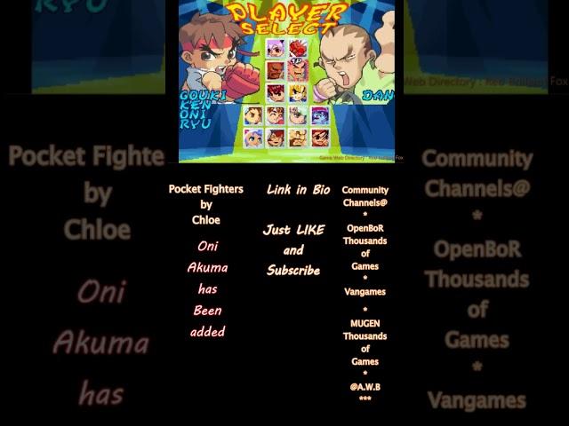 ⭐ Pocket Fighters mugen | MUGEN Games