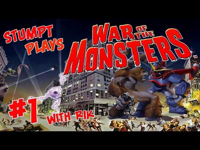 Stumpt Rik Plays - War of the Monsters - #1 - The Big Guns (Story Mode Gameplay)