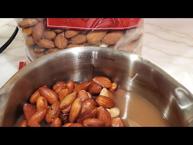 MAKING ALMONDS PORRIDGE WITH OATMEAL